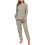 Damen-Winterpyjama-Set, doppelt gefüttert, 2-teilig 1