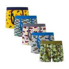 Cotton Toddler Boxer Briefs for Boys Size 1-10 Years 5 Pack