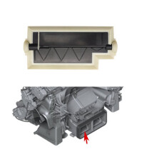 Car Hvac Evaporator Cover Air Heater Actuator Flap Motor AC Servo Cover for 5 6 7 Series G30 G11 G12 Left
