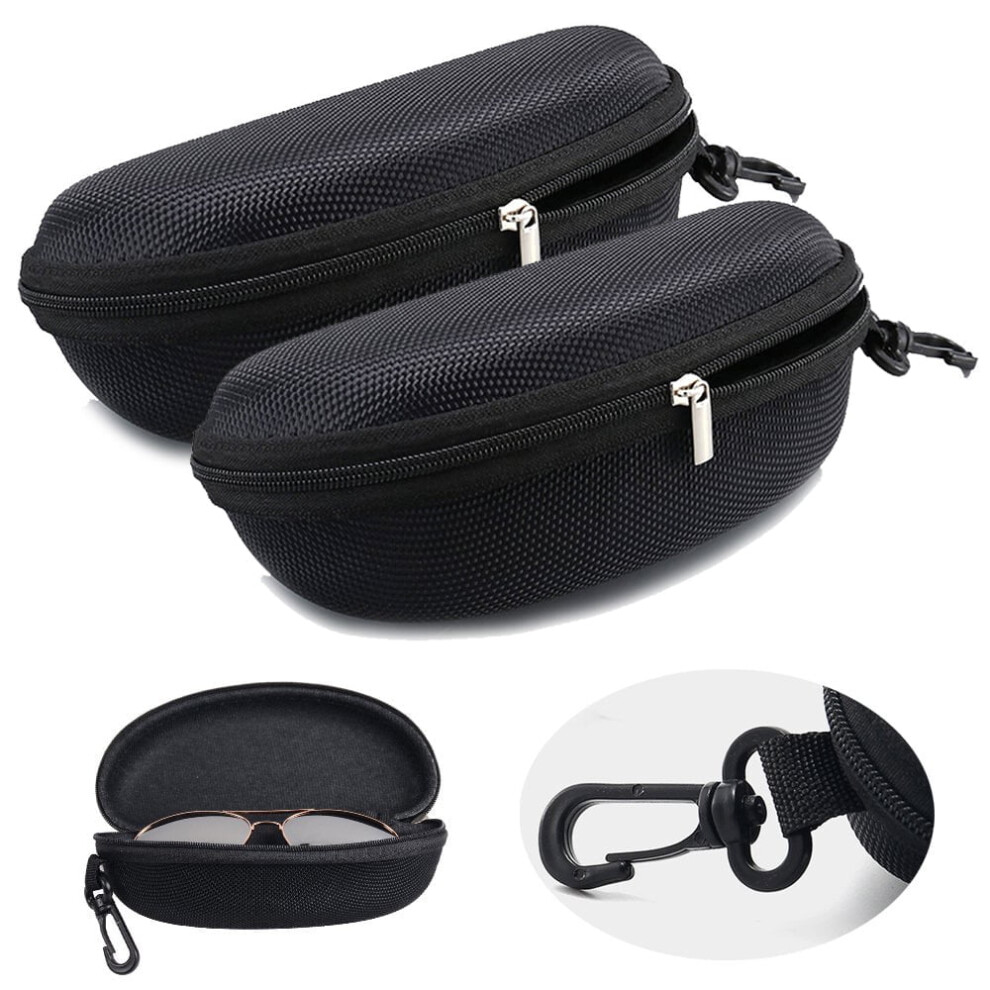 Homeya hard shell sunglasses case for large eyeglasses,