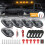 9 φώτα σήμανσης οροφής LED για φορτηγά, SUV, RV, ρυμουλκούμενα, 12V 1