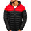 Casaco puffer masculino de inverno com capuz e forro de algodão. 1
