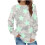 Top a tunica da donna casual a maniche lunghe con scollo rotondo. 1