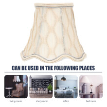 Abat-jour tambour vintage bleu marine, accessoire d'éclairage pour la maison