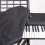 FRCOLOR Black Waterproof Piano Keyboard Cover for 61-Key 5