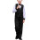 Costume décontracté noir uni pour garçon, avec nœud papillon, 5-6 ans 1