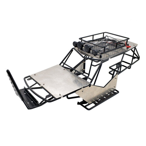 RC Axial Wraith Μεταλλικό Roll Cage Σώμα Μαύρο Κλίμακα 1/10