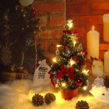 Mini sapin de Noël de table pré-illuminé 15,7 pouces