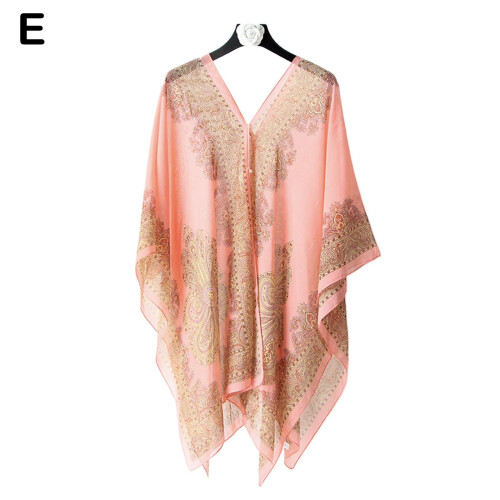 Poncho de plage pour femme, taille M