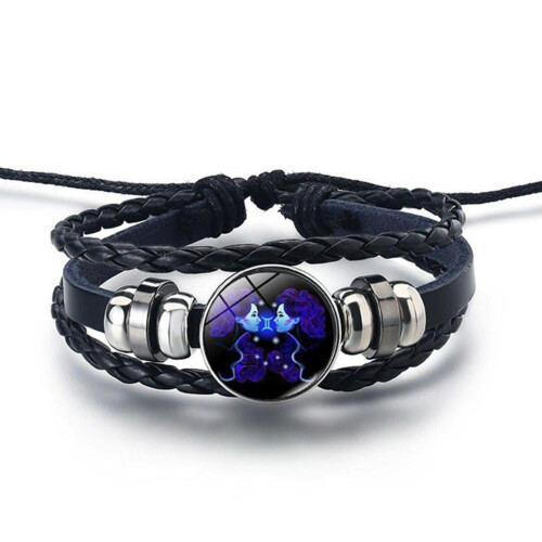 Pulsera di cuoio con design unisex