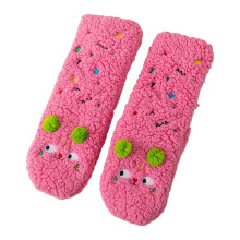 Zachte, antislip, warme, pluche sokken voor volwassenen met cartoonprint.