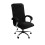 Housse de chaise de bureau en velours noir 2 pièces 1