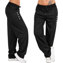 Dameslegging met hoge taille en zakken, maten S-5XL