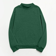 Damen-Sweatshirt mit Rundhalsausschnitt, lockerer Passform und langen Ärmeln