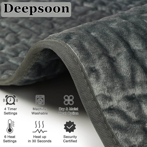 Electric Heating Pad and Blanket for Neck Back Shoulder 2