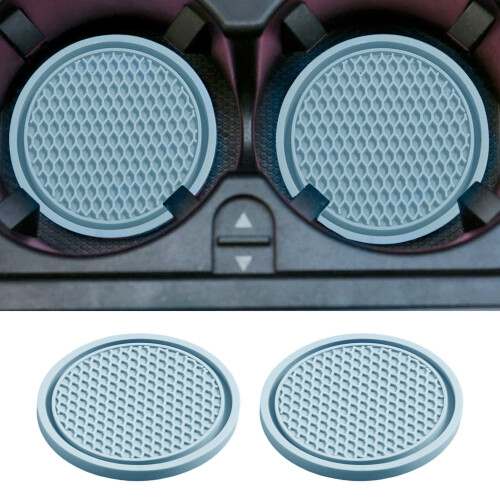 Anti-slip Soft Glue Coaster Set 2 Pieces 1