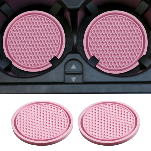 Anti-slip Soft Glue Coaster Set 2 Pieces 2