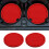 Anti-slip Soft Glue Coaster Set 2 Pieces 6