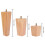 Wooden Sofa Legs Set of 4 Solid Height Replacement Feet 8