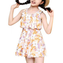 Kids swimsuits for girls and boys yellow size 13-14 years
