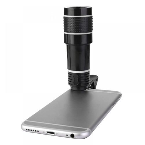 Lente teleobjetiva com zoom de 20x para celular, compatível com iPhone, Samsung e Android, telescópio monocular com tripé. 1