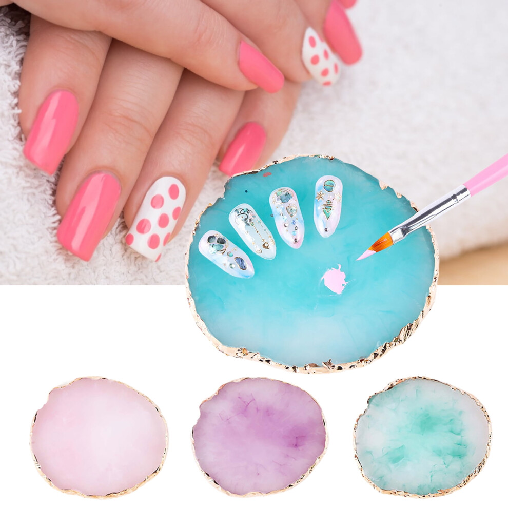 Resin Makeup Mixer Palette for Nail Art Polish