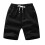 Herreshorts i bomuld, sort, 4XL 1