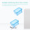 Waterproof Index Cards Holder 500-Card Capacity 8