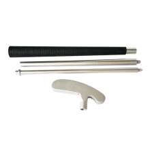 35-inch portable golf putter with anti-slip grip 3-piece