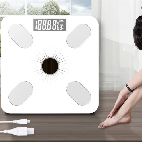 Digital Bathroom Scale Solar Powered Smart Body Composition 1