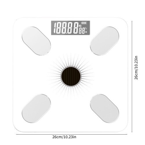 Digital Bathroom Scale Solar Powered Smart Body Composition 2