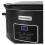 7 Quart Programmable Slow Cooker Black Stainless Steel 7