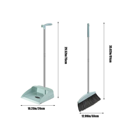 Σκούπες Kayannuo Home Essentials Clearance Indoor180 Περιστρεφόμενες σκούπες και φαράσι με αγκράφα 2