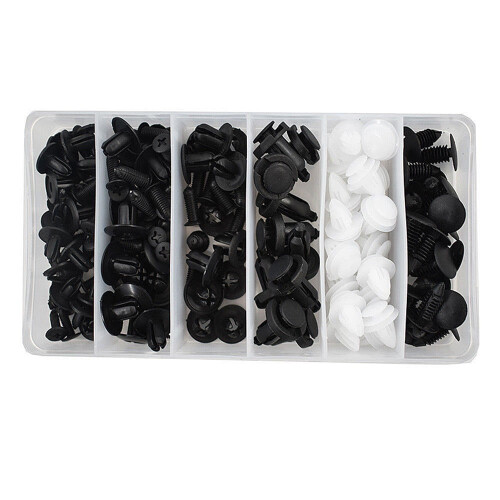 Fender Liner Fastener Rivet Push Clip 100 pcs 6 sizes 1