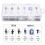 Fender Liner Fastener Rivet Push Clip 100 pcs 6 sizes 5
