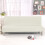Stretch futon cover for armless sofa beige 1 piece 2