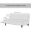 Stretch futon cover for armless sofa beige 1 piece 6