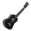 Acoustic Guitar Solid Wood 21 Inch Black 5