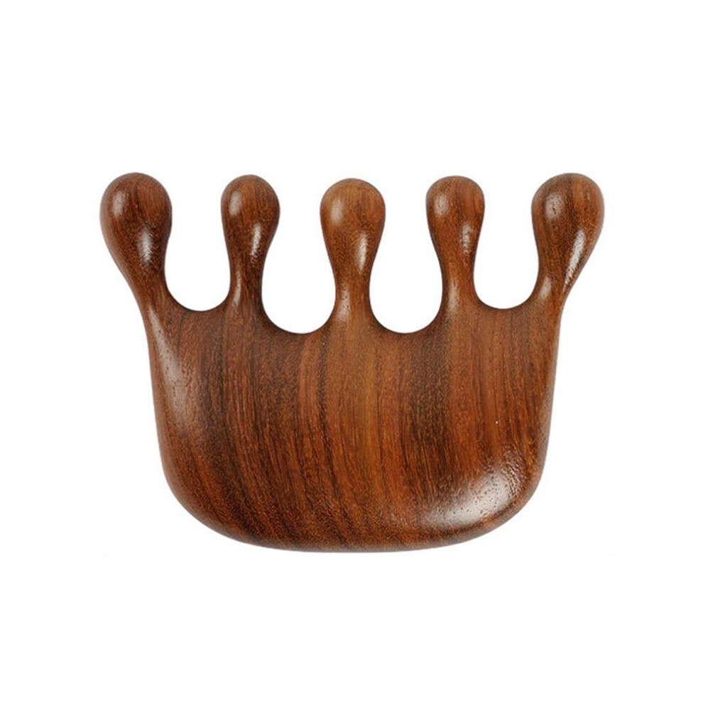 Sandalwood Massage Comb for Scalp and Neck 1pc