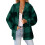Dame vinterjakke med hette, langermet pullover 1