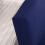 Polyester armless sofa slipcover dark blue 1 piece 5