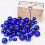 Christmas Ornaments Blue Shatterproof 24 Pieces 4