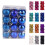 Christmas Ornaments Blue Shatterproof 24 Pieces 5