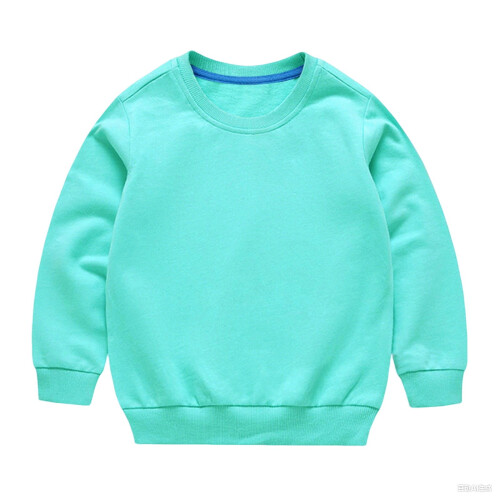 Kids' Long Sleeve Solid Round Neck Tee Casual Comfortable