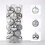 Christmas Ornaments Silver 40mm Shatterproof 24pcs 2