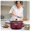 7 Quart Oval Slow Cooker Red Stainless Steel 2