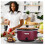 7 Quart Oval Slow Cooker Red Stainless Steel 4