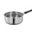 Small saucepan with long handle for RV use silver 6