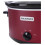 7 Quart Oval Slow Cooker Red Stainless Steel 7