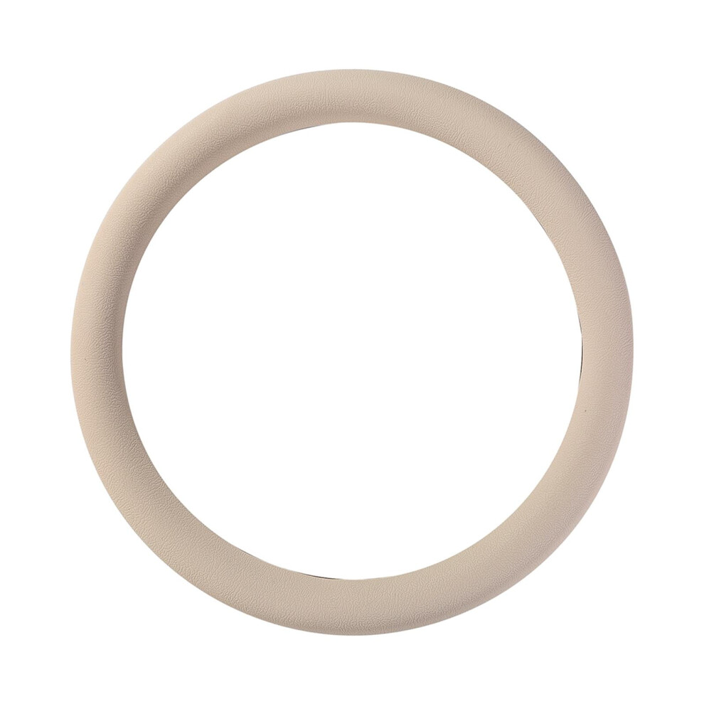 Silicone Steering Wheel Cover 15 Inch Beige 9178400577413